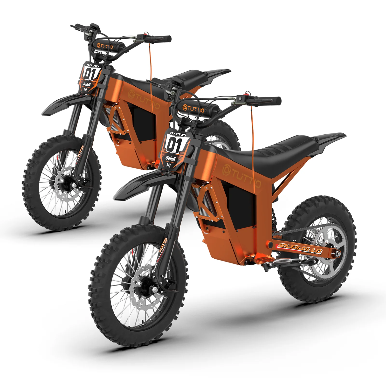 Tuttio Soleil01 LO Electric Dirt Bike Combo - Image 7