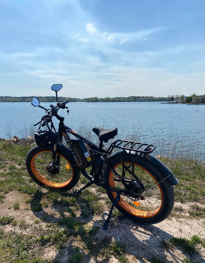 Tuttio Adria26 52V 6000W Electric Bike With Mirrors For Daily Riding - Image 3