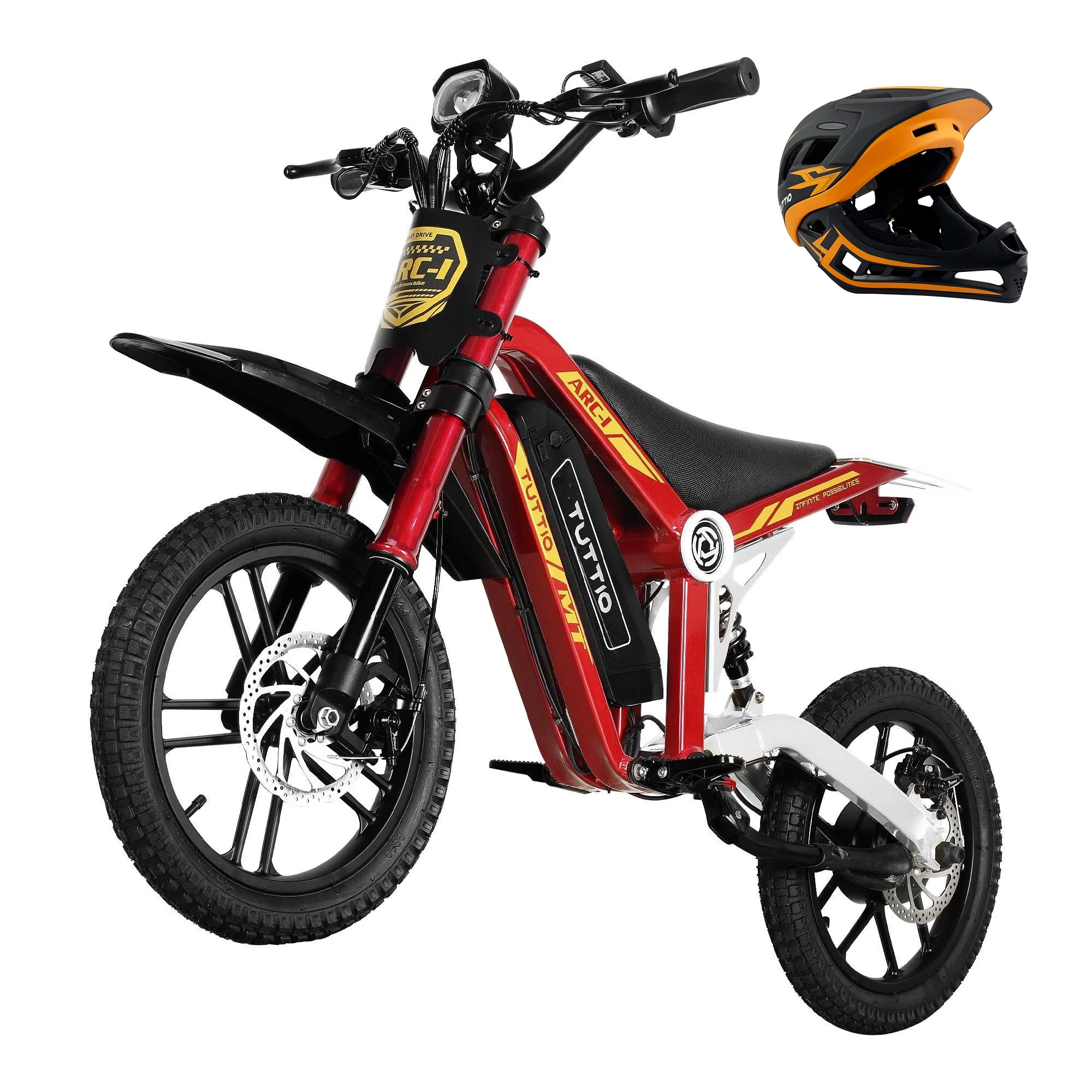 Tuttio ARC-I Kids Electric Bike with Helmet - Image 10