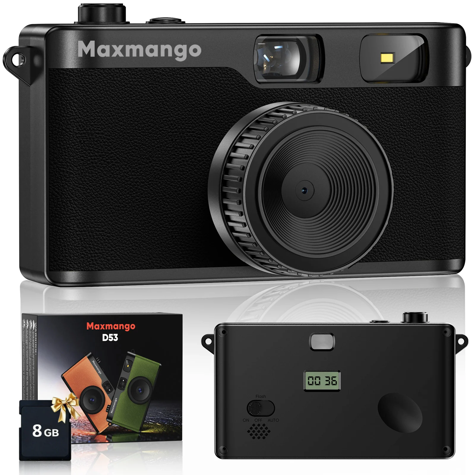 Tuttio Ebike Riding Camera | Maxmango D53 Vintage Digital Camera