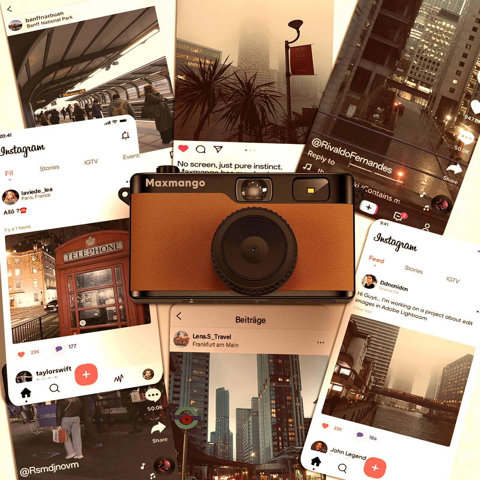 Tuttio Ebike Riding Camera | Maxmango D53 Vintage Digital Camera - Image 11