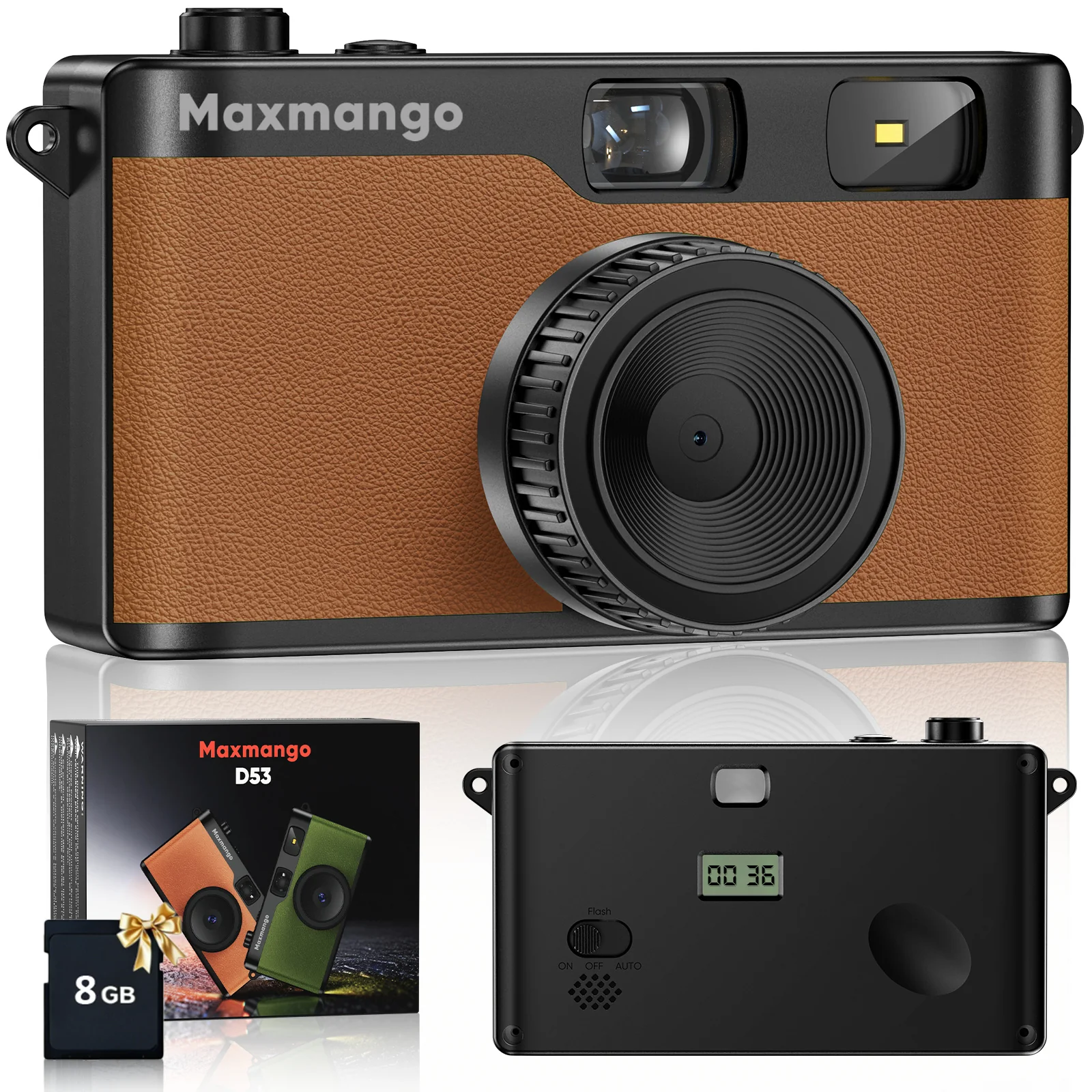 Tuttio Ebike Riding Camera | Maxmango D53 Vintage Digital Camera - Image 2