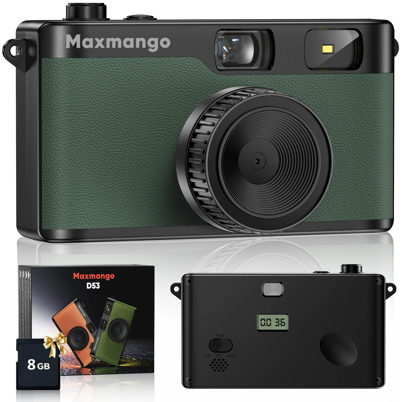 Tuttio Ebike Riding Camera | Maxmango D53 Vintage Digital Camera - Image 3