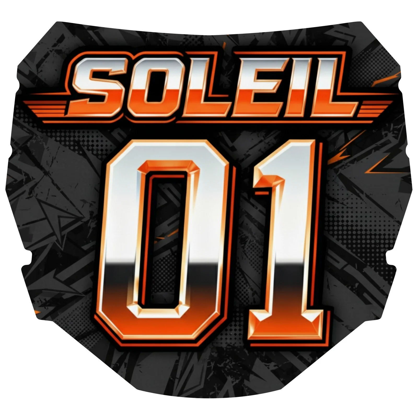 Tuttio Soleil01 Ebike Custom Number Plate Series 4